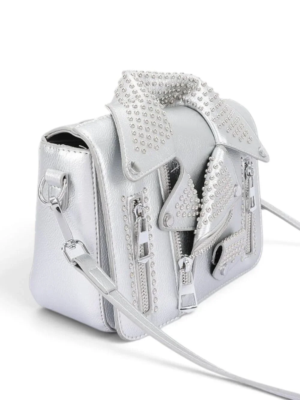 Brand New - Studded Leather Jacket Iconic Crossbody Bag